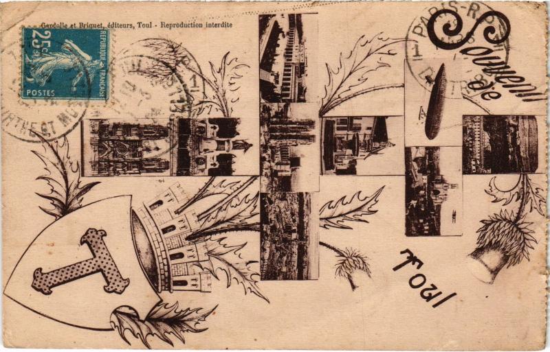 Carte postale ancienne Toul souvenir