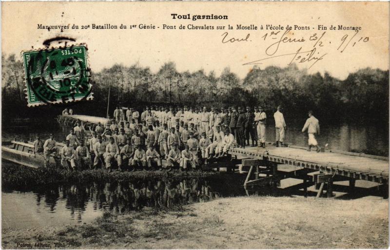 Carte postale ancienne Toul Pont de Chavelets