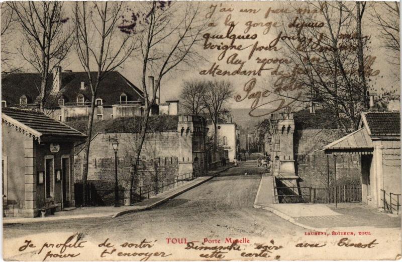 Carte postale ancienne Toul Porte Moselle