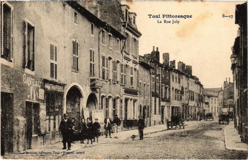 Carte postale ancienne Toul Rue Joly