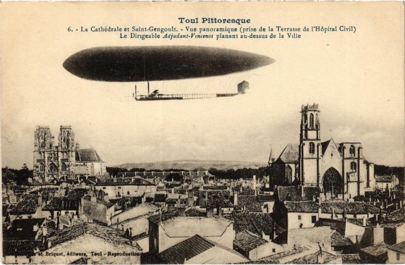 Carte postale ancienne Toul vue panoramique