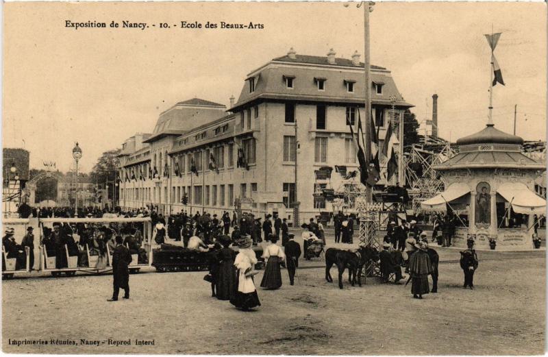 Carte postale ancienne Nancy Ecole des Beaux Arts à Nancy