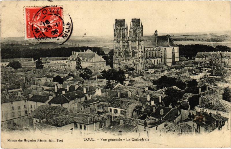 Carte postale ancienne Toul vue generale