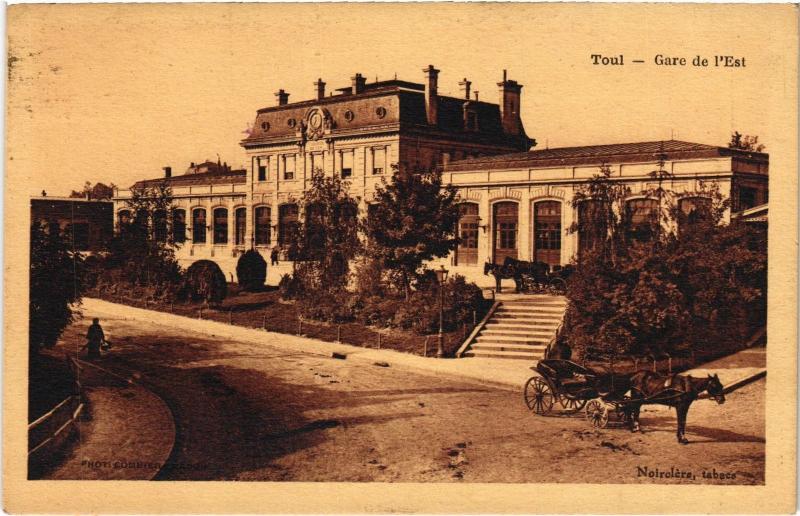 Carte postale ancienne Toul la gare