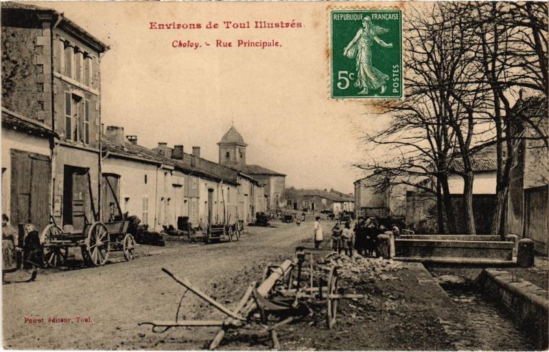 Carte postale ancienne Toul Rue Principale