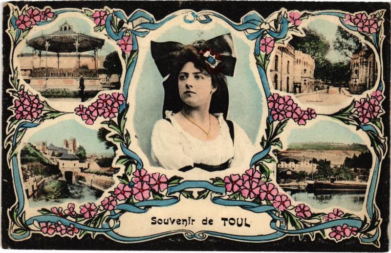 Carte postale ancienne Toul souvenir
