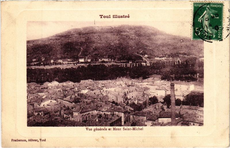 Carte postale ancienne Toul vue generale