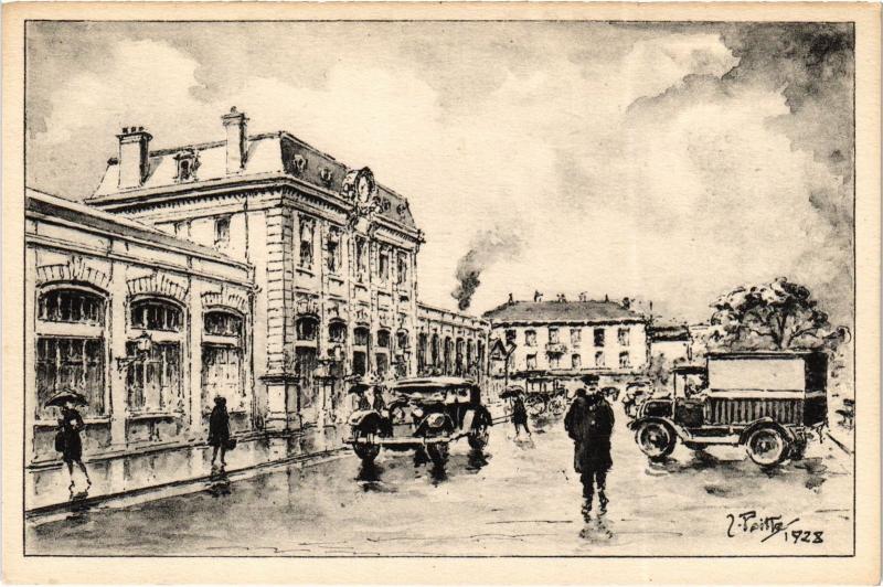 Carte postale ancienne Toul la gare