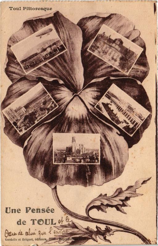 Carte postale ancienne Toul souvenir