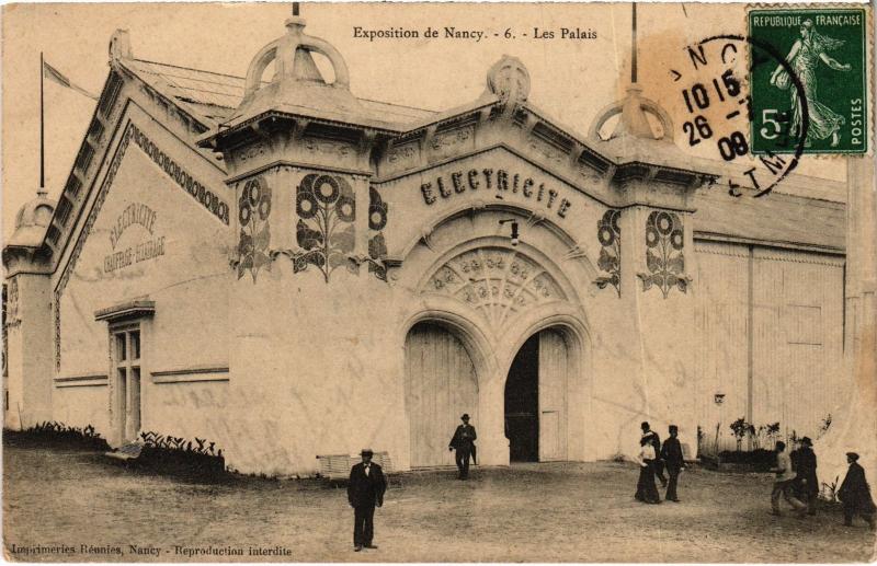 Carte postale ancienne Nancy les Palais à Nancy