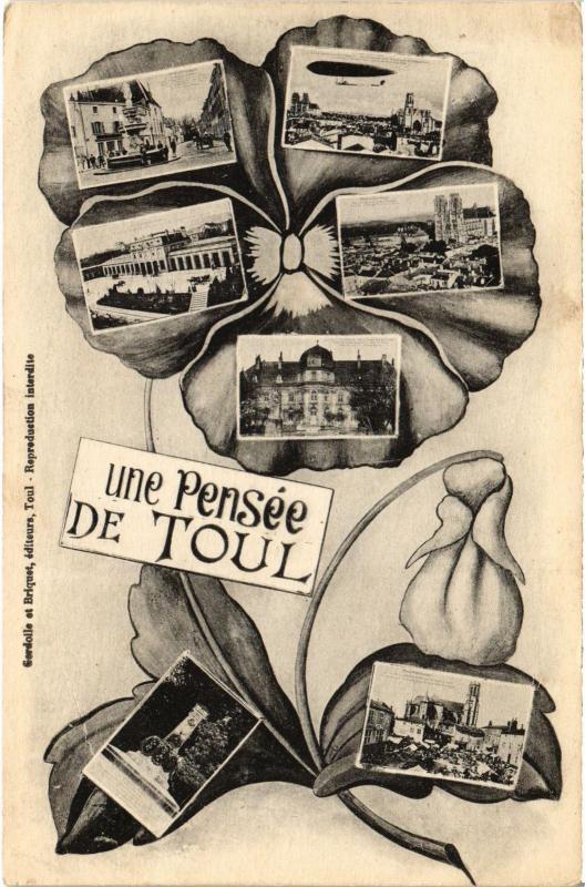 Carte postale ancienne Toul souvenir
