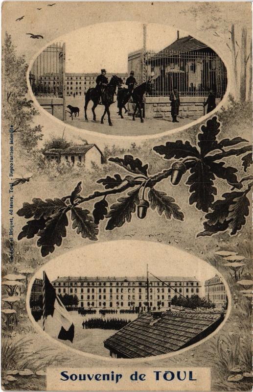 Carte postale ancienne Toul souvenir