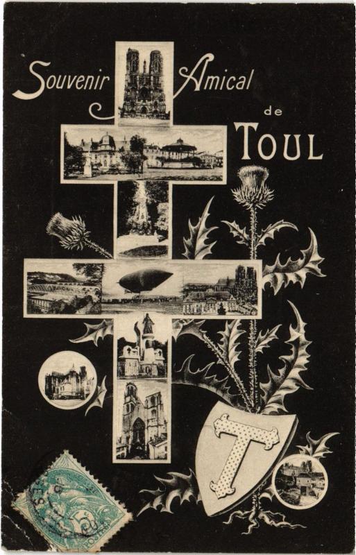 Carte postale ancienne Toul souvenir