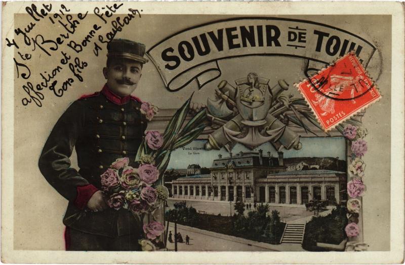 Carte postale ancienne Toul souvenir