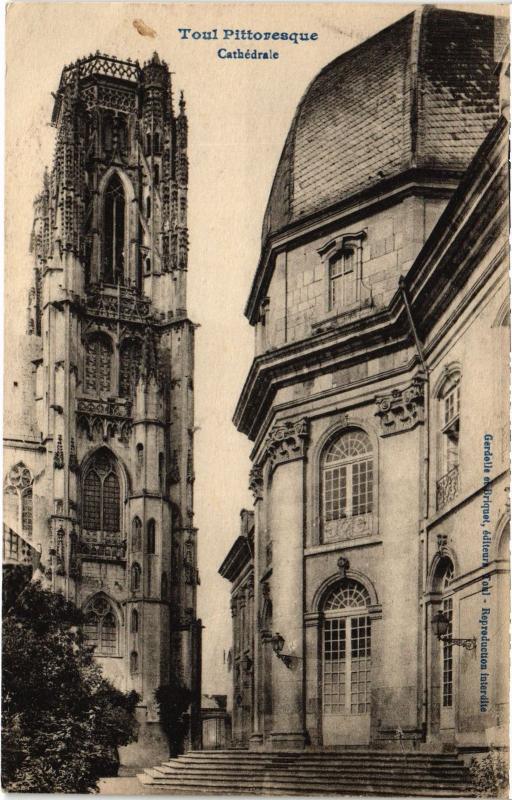 Carte postale ancienne Toul la Cathedrale