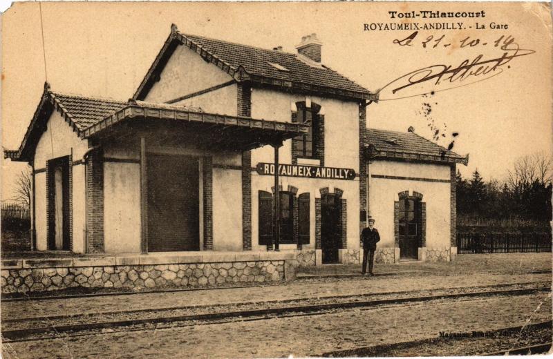 Carte postale ancienne Toul la gare