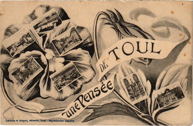 Carte postale ancienne Toul souvenir