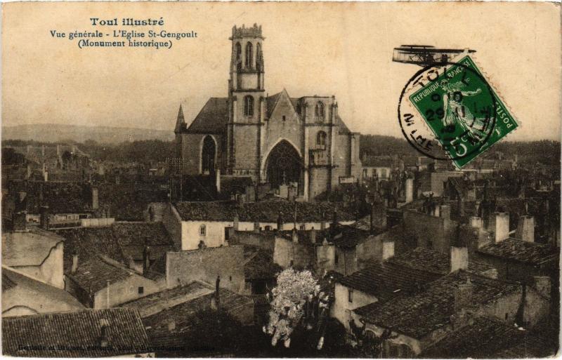 Carte postale ancienne Toul vue generale