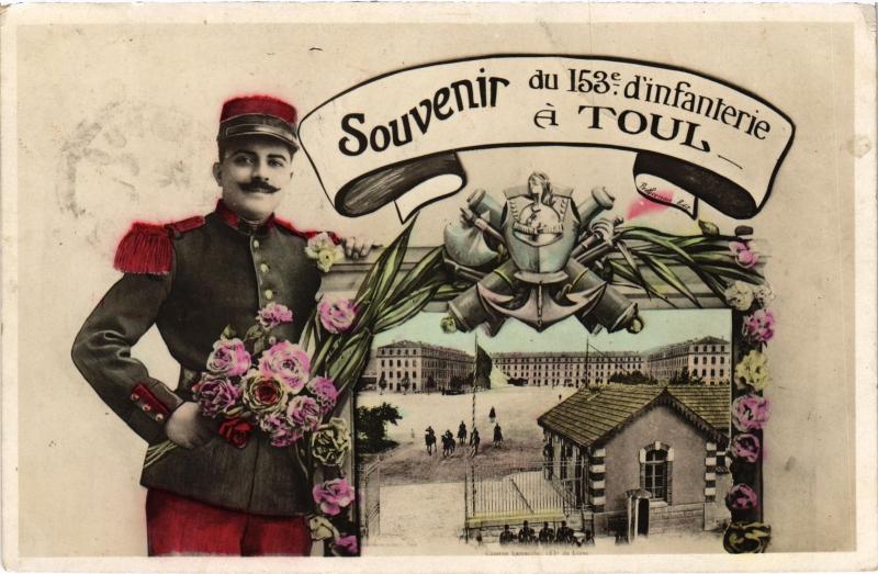 Carte postale ancienne Toul souvenir