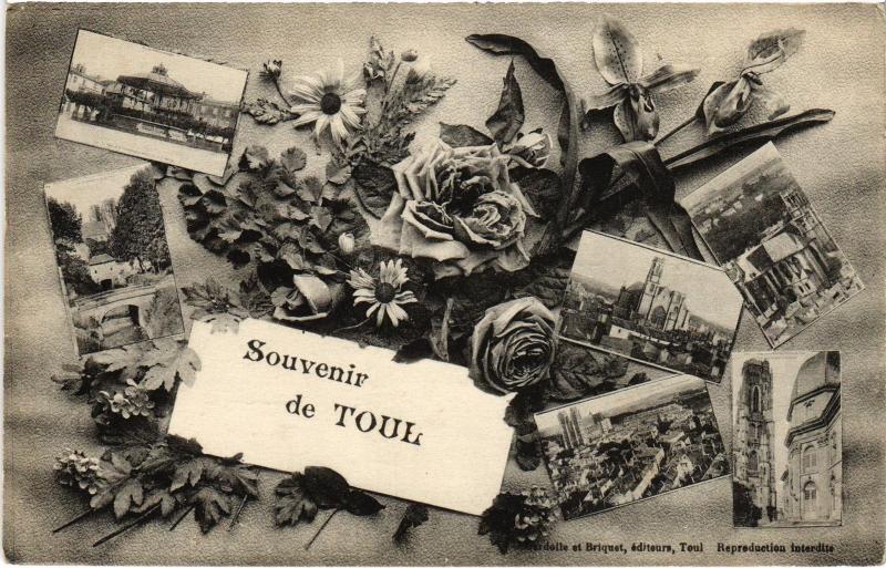 Carte postale ancienne Toul souvenir