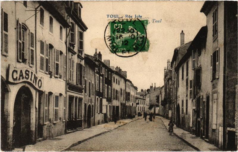 Carte postale ancienne Toul Rue Joly