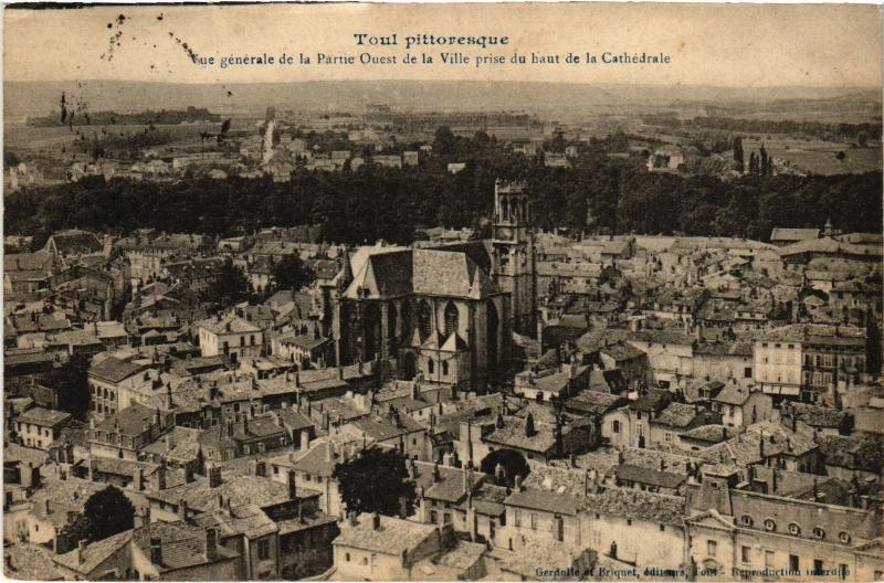 Carte postale ancienne Toul vue generale