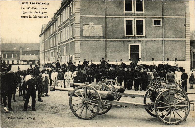 Carte postale ancienne Toul Quartier de Rigny