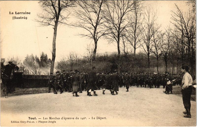 Carte postale ancienne Toul le Depart