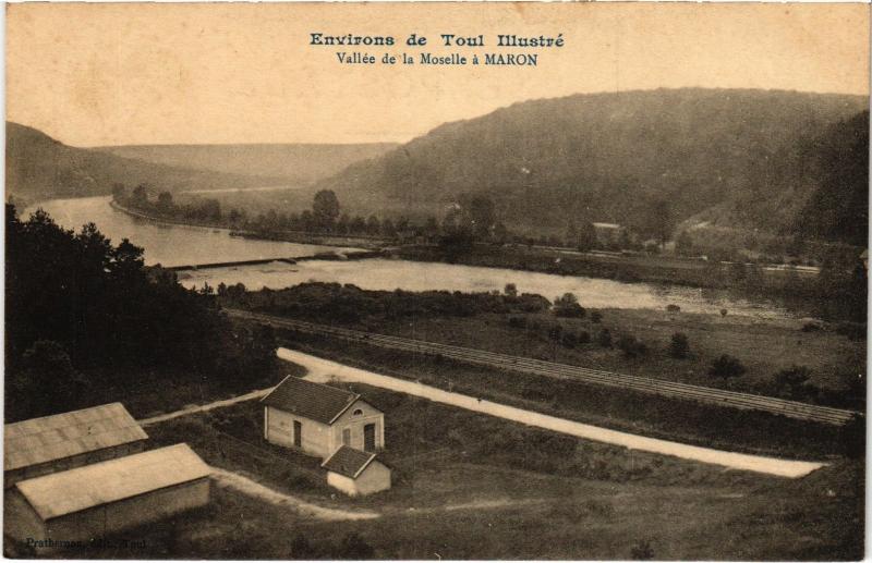 Carte postale ancienne Toul vallee de la Moselle