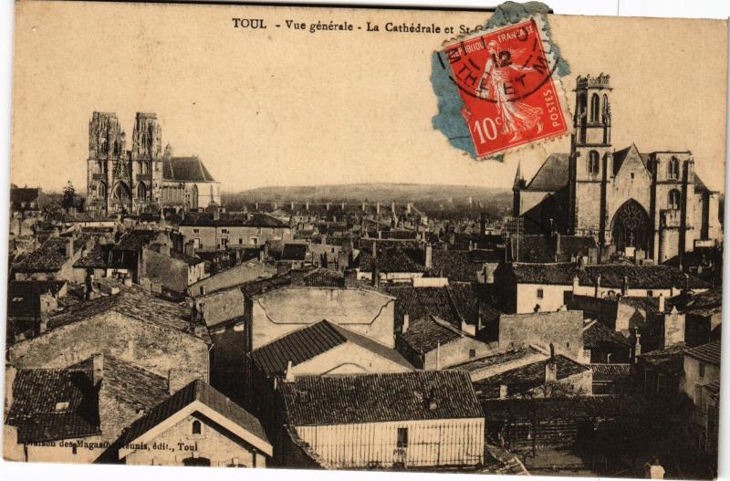 Carte postale ancienne Toul vue generale