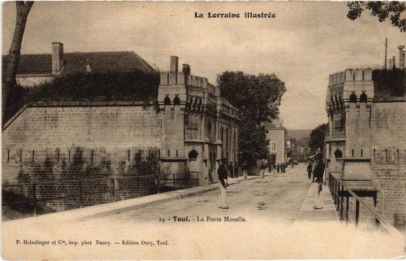Carte postale ancienne Toul Porte Moselle