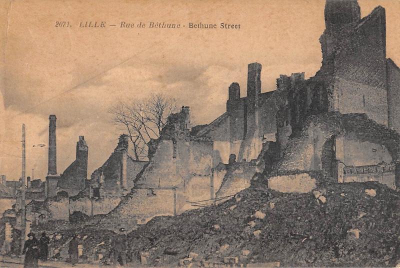 Carte postale ancienne Lille - Rue De Bethune - cpa rare à Lille