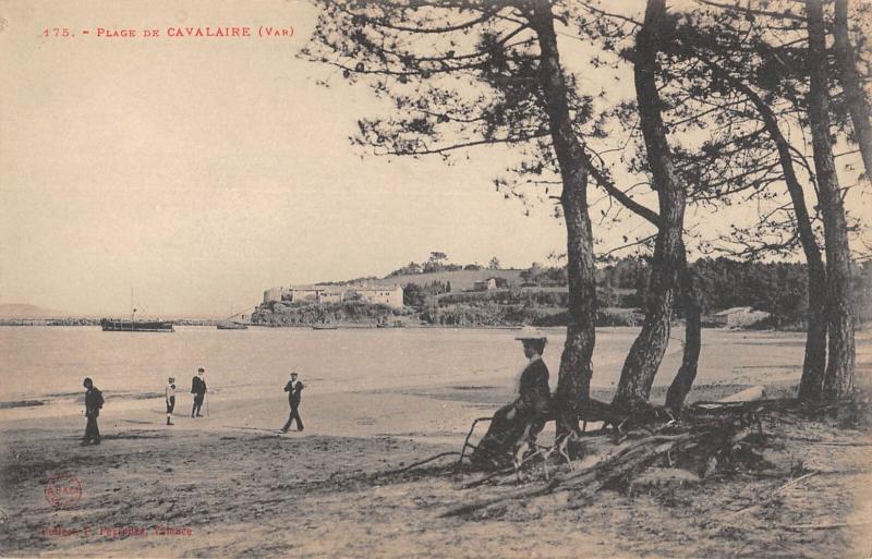 Carte postale ancienne Plage De Cavalaire