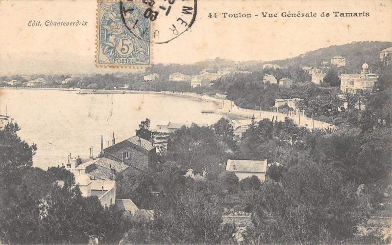 Carte postale ancienne Toulon - Vue Generale De Tamaris à Toulon