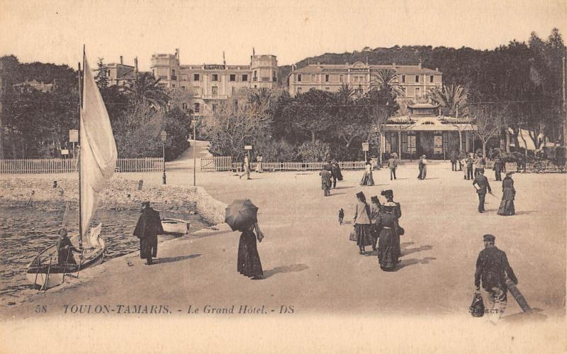 Carte postale ancienne Toulon - Tamaris - Le Grand Hotel à Toulon