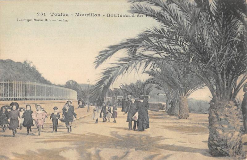 Carte postale ancienne Toulon - Mourillon - Boulevard Du Littoral à Toulon