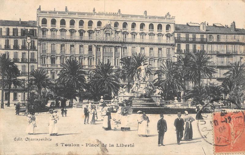 Carte postale ancienne Toulon - Place De La Liberte à Toulon