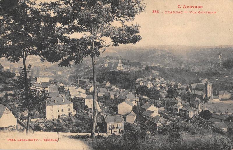 Carte postale ancienne Cransac - Vue Generale à Cransac