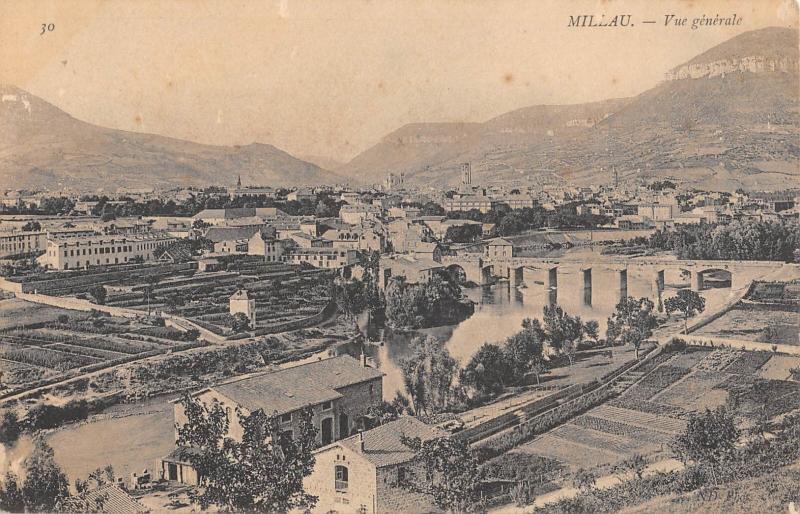 Carte postale ancienne Millau - Vue Generale à Millau