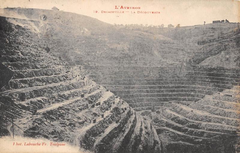 Carte postale ancienne Decazeville - La Decouverte à Decazeville