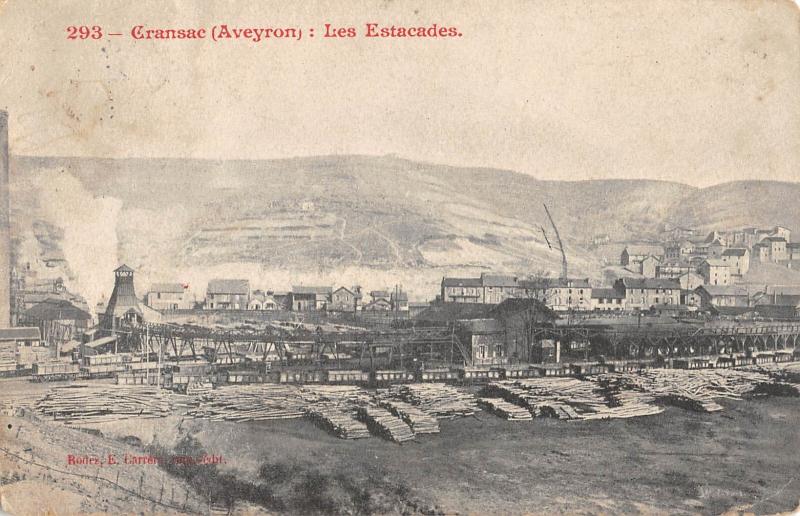 Carte postale ancienne Cransac - Les Estacades à Cransac