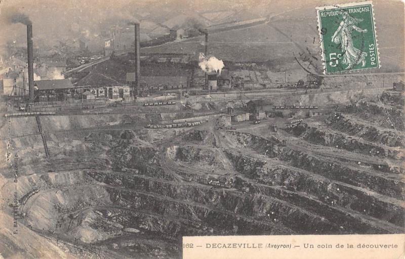 Carte postale ancienne Decazeville - Un Coin De La Decouverte à Decazeville