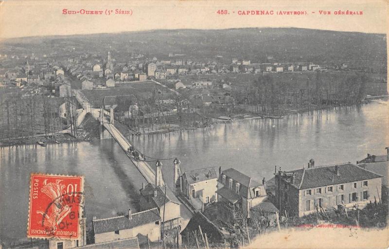 Carte postale ancienne Capdenac - Vue Generale