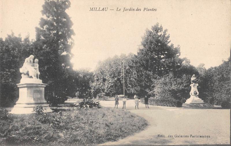 Carte postale ancienne Millau - Le Jardin Des Plantes à Millau