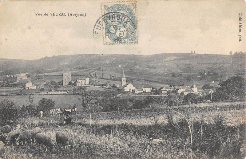 Carte postale ancienne Vue De Veuzac