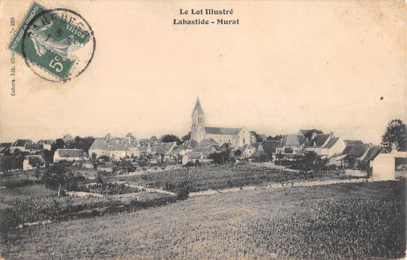 Carte postale ancienne Labastide-Murat