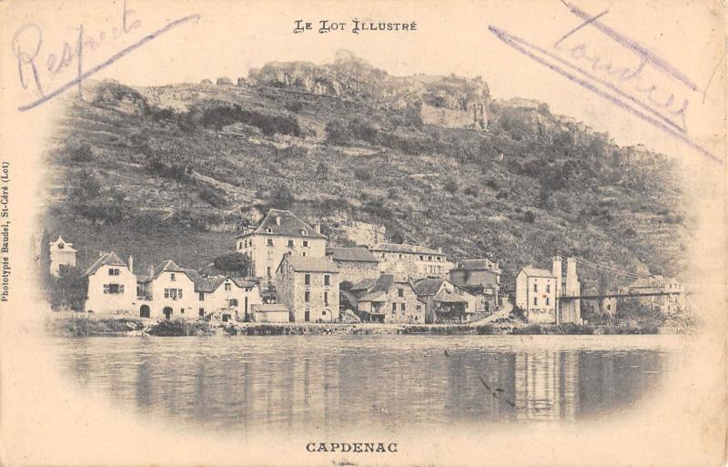 Carte postale ancienne Capdenac à Capdenac