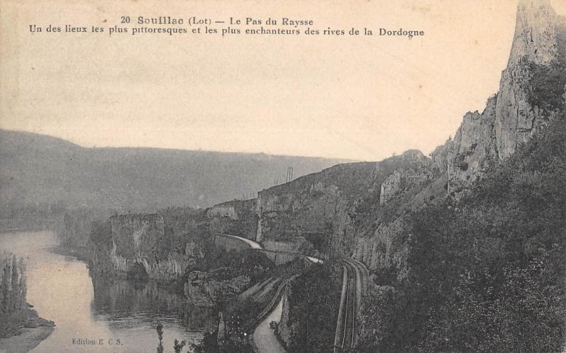 Carte postale ancienne Souillac - Le Pas De La Raysse à Souillac