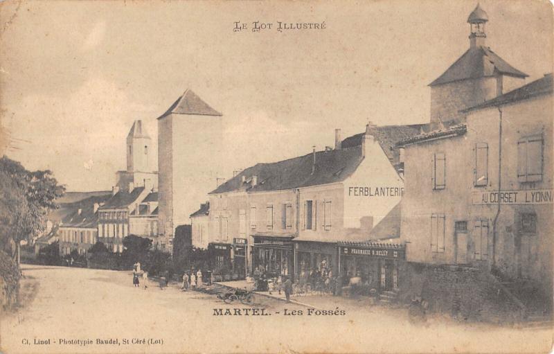 Carte postale ancienne Martel - Les Fosses à Martel