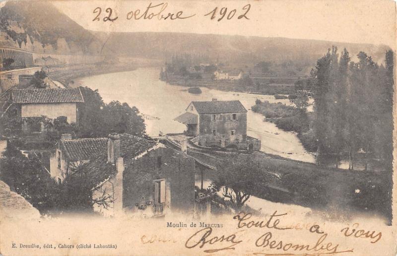 Carte postale ancienne Moulin De Mercues